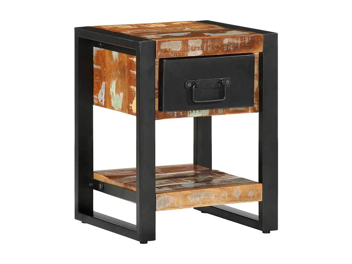 Holz-Nachttisch Set mit Stauraum