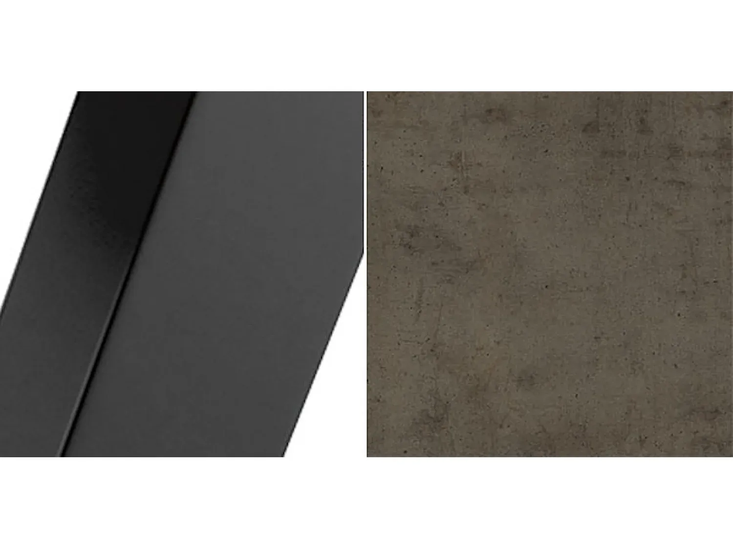 Moderner Esstisch in Dunkelgrau mit Ausziehfunktion