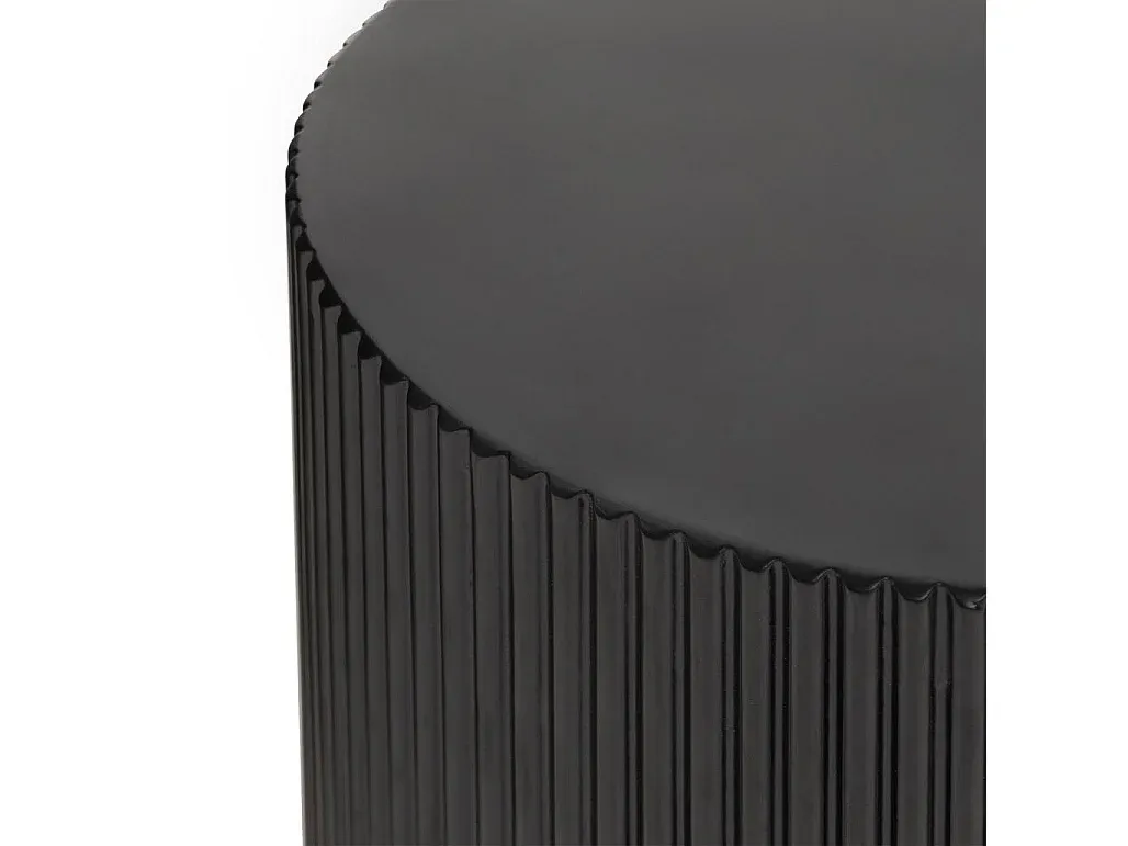 Moderner Beistelltisch in Schwarz, 35x35x45 cm