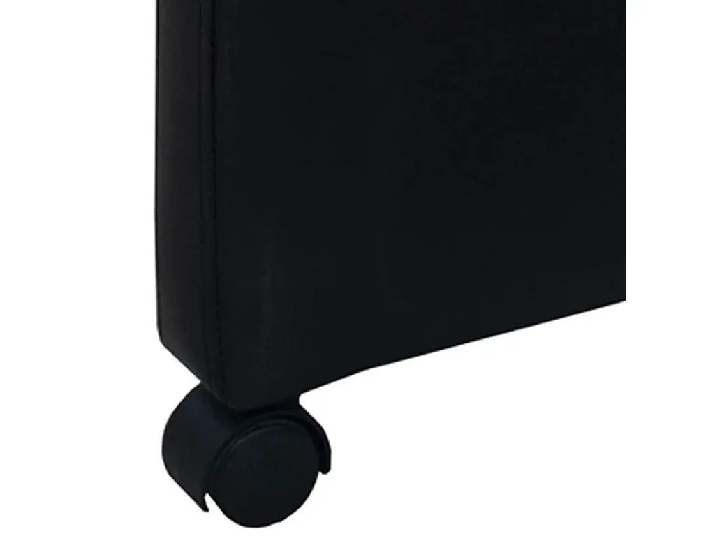 Moderne Esszimmerstühle Set aus Kunstleder in Schwarz