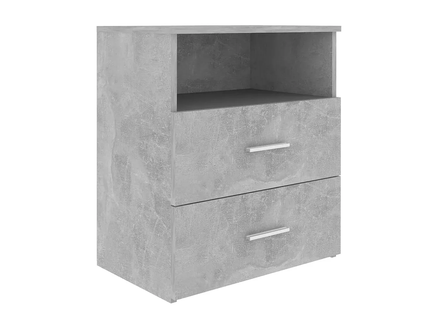 Moderner Nachttisch in Betonoptik 50x32x60 cm