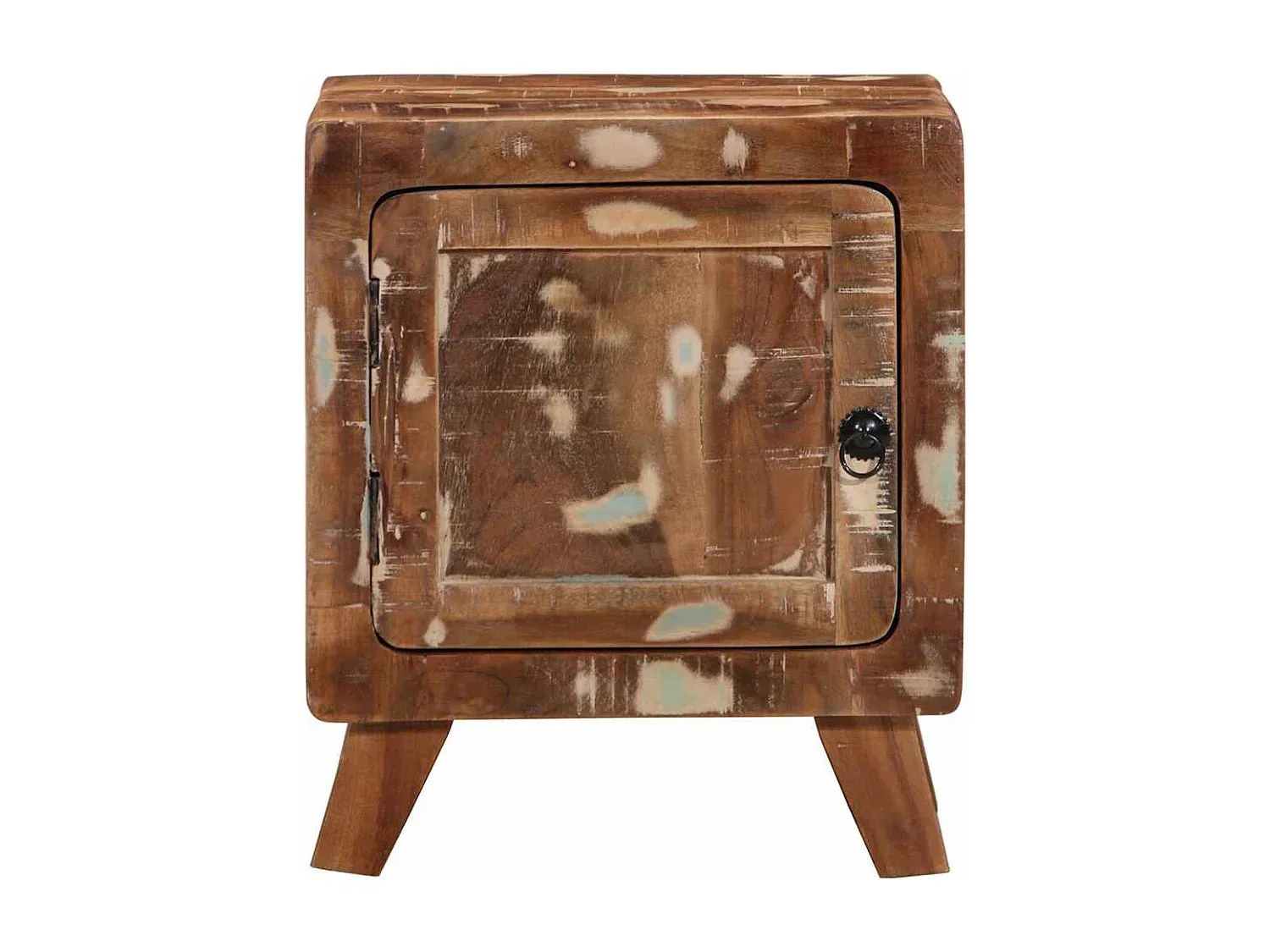 Set aus zwei Nachtkonsolen aus Massivholz 40x32x46 cm