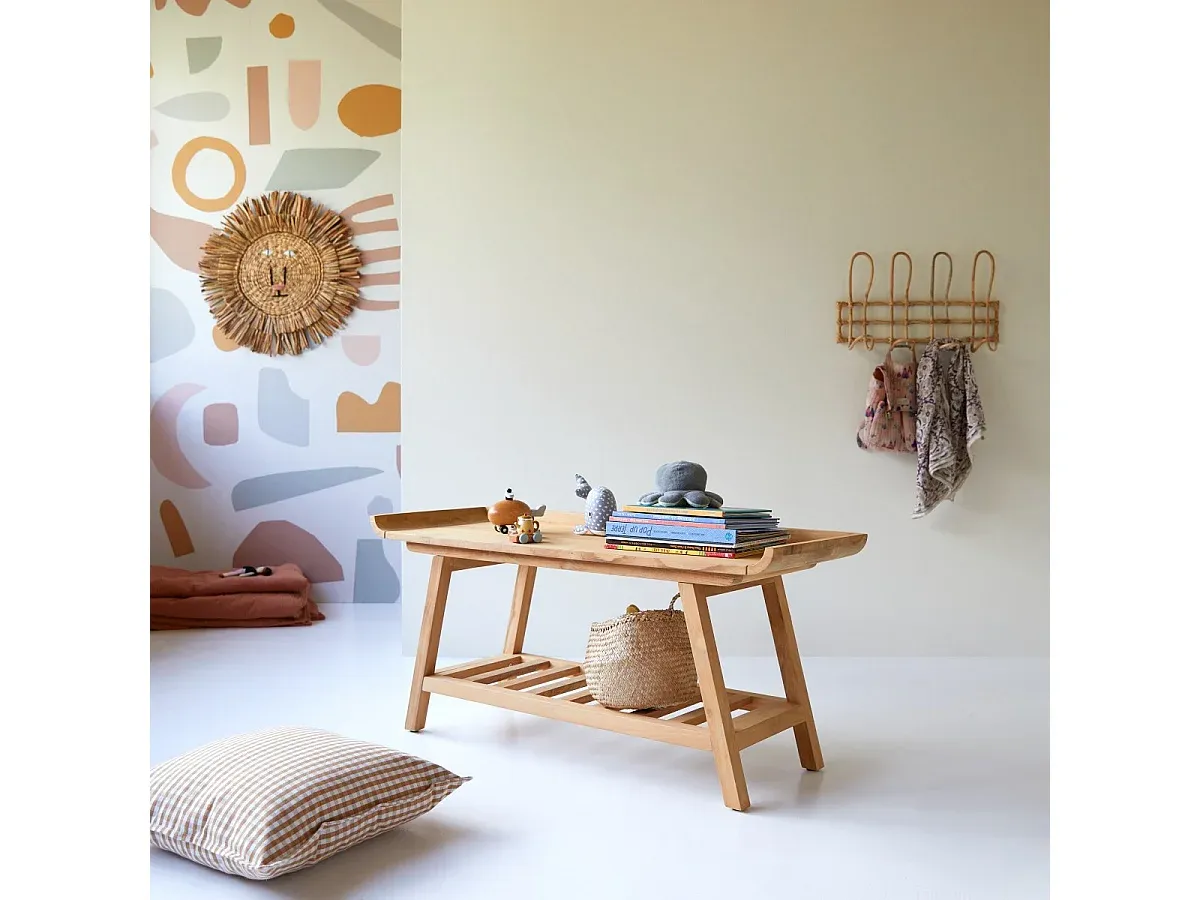 Elegante Kinderkonsole aus Teakholz
