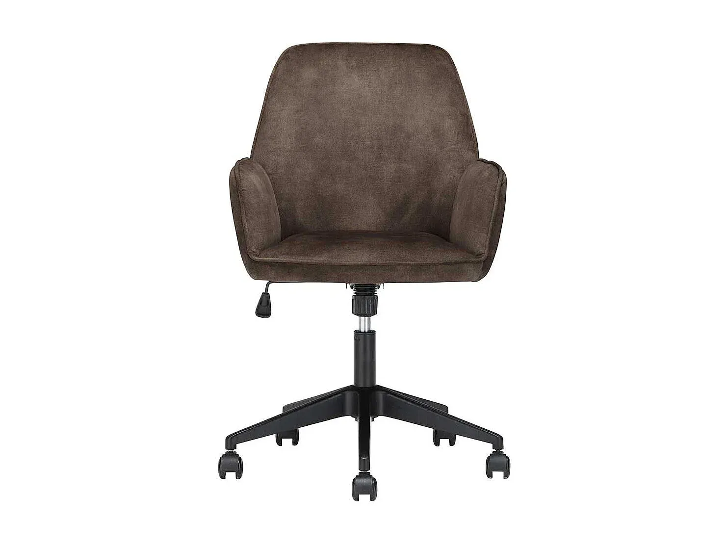 Verstellbarer Drehsessel in Anthrazit Velours