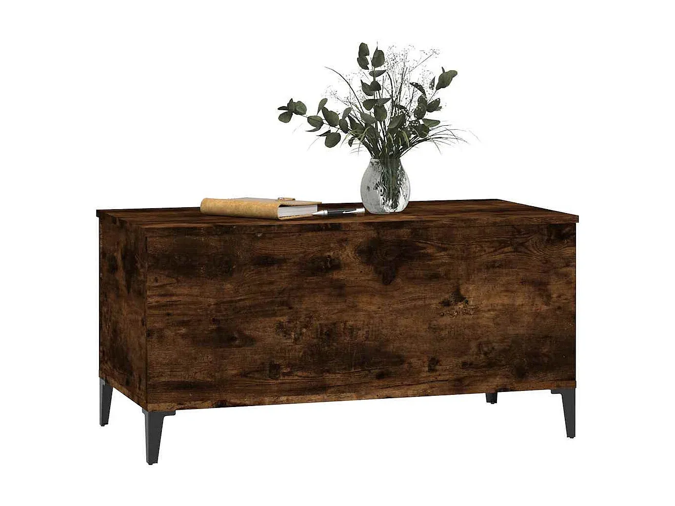 Eleganter Wohnzimmertisch aus Holzwerkstoff 90x45 cm