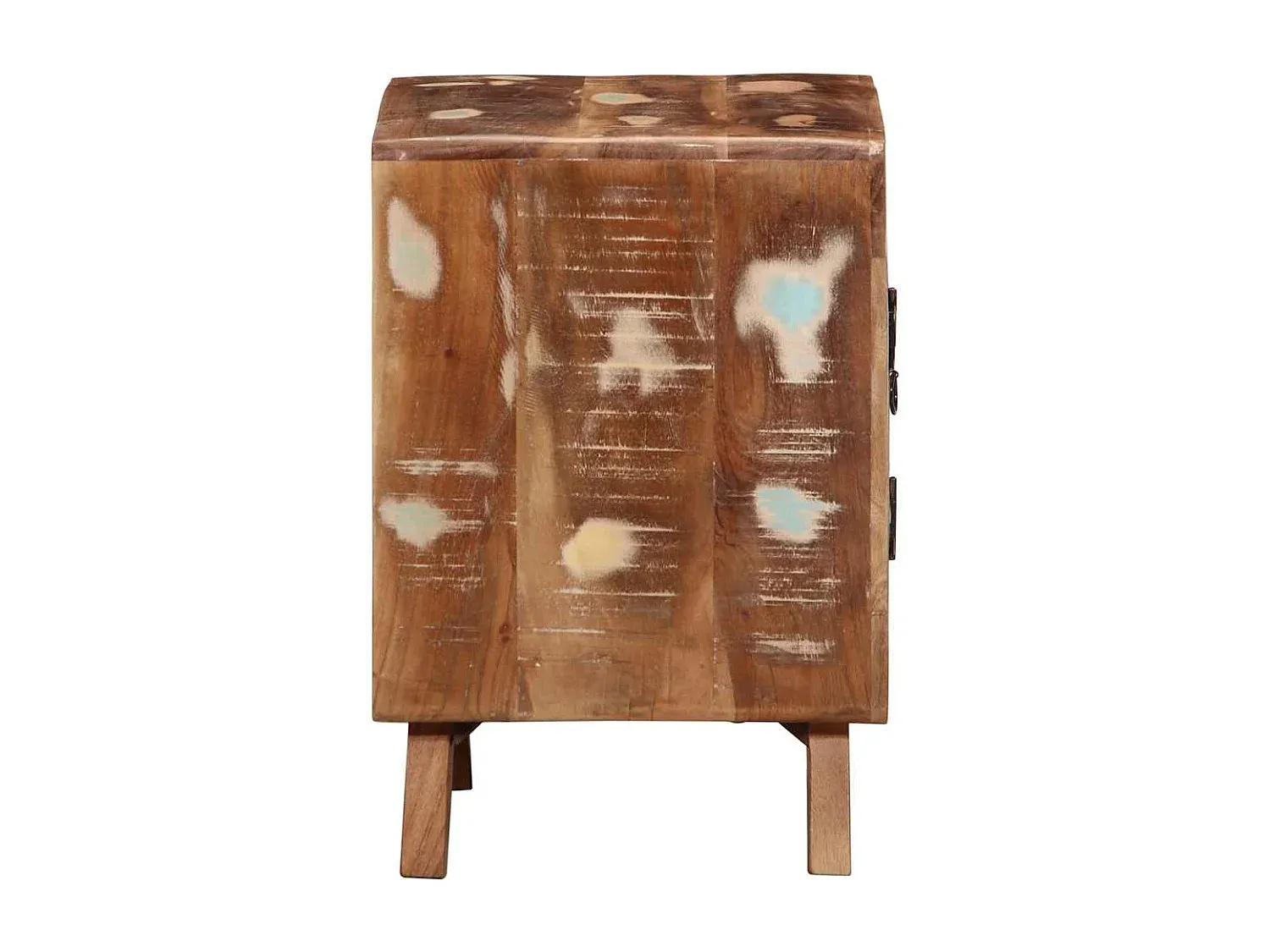 Set aus zwei Nachtkonsolen aus Massivholz 40x32x46 cm