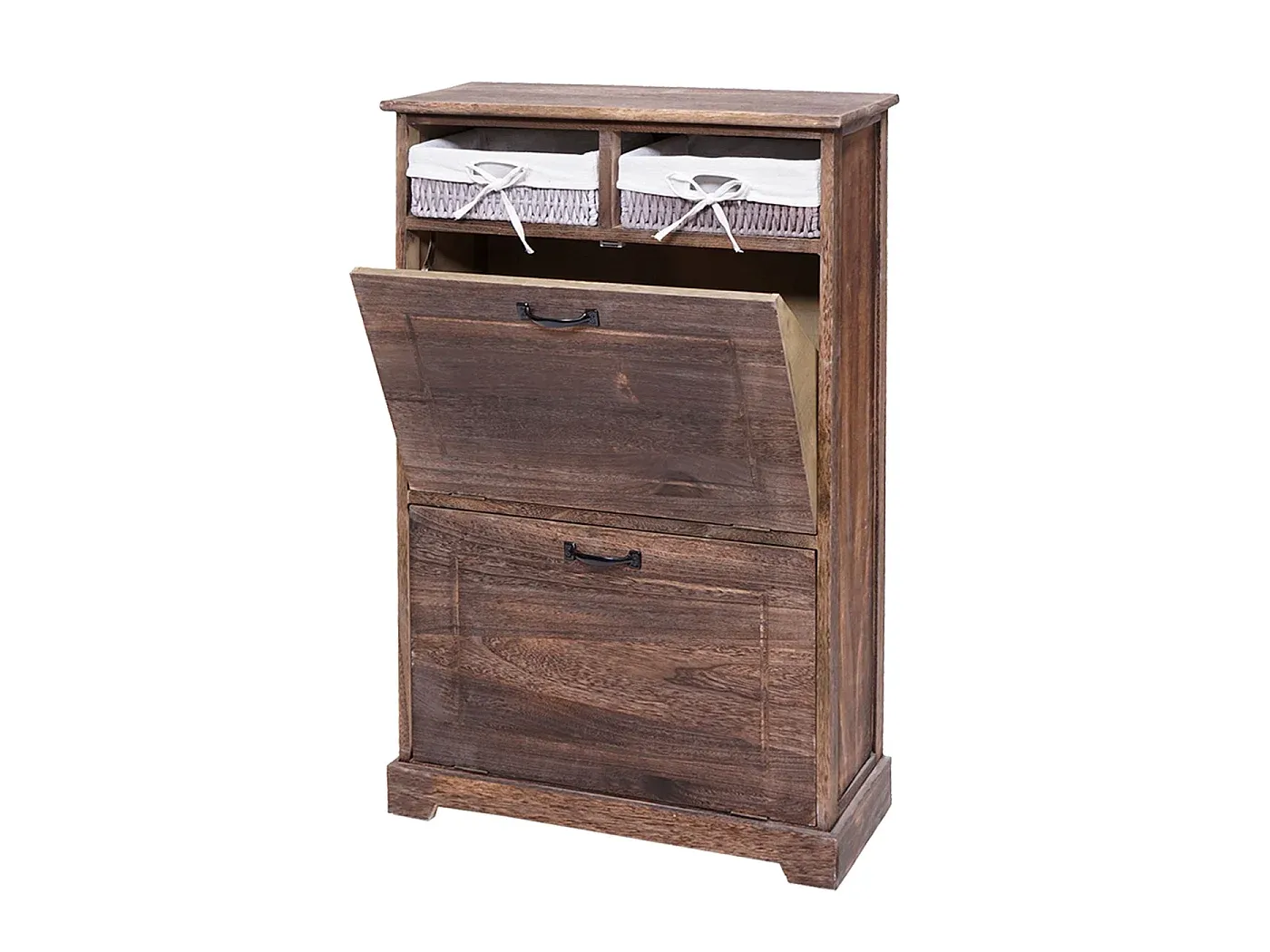 Moderner Schuhschrank aus Holz, Braun