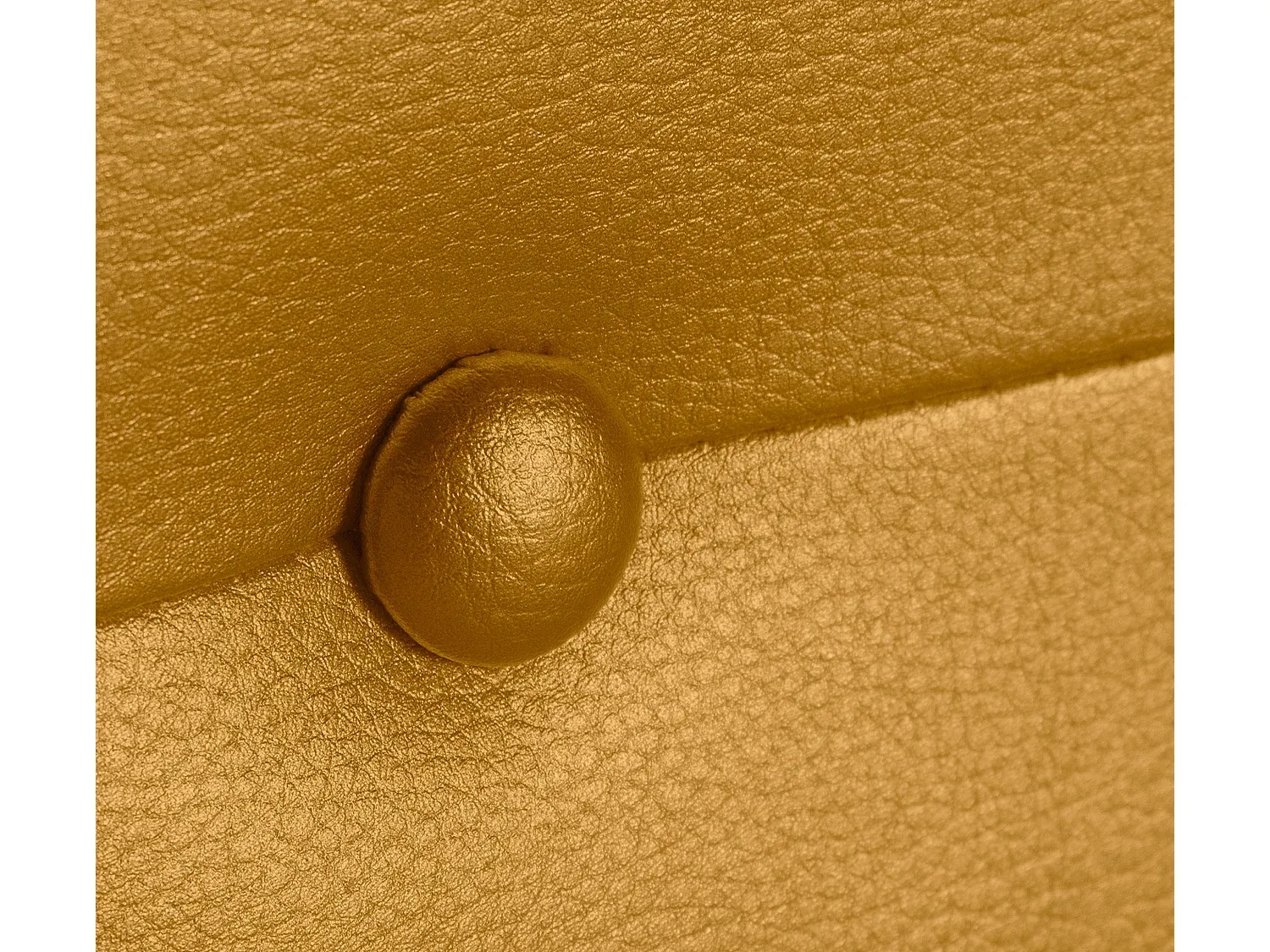 Kunstleder Kopfteil mit Knöpfen 105x50cm für Betten