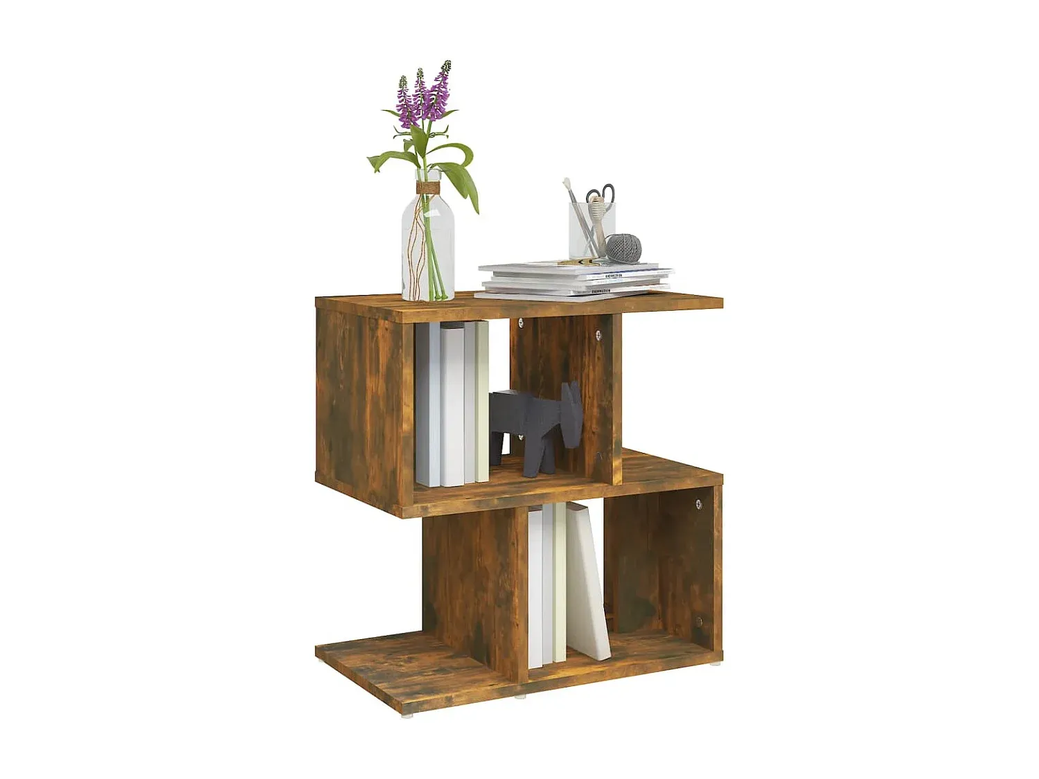 2er-Set Nachttische in Räuchereiche 50x30x51,5 cm