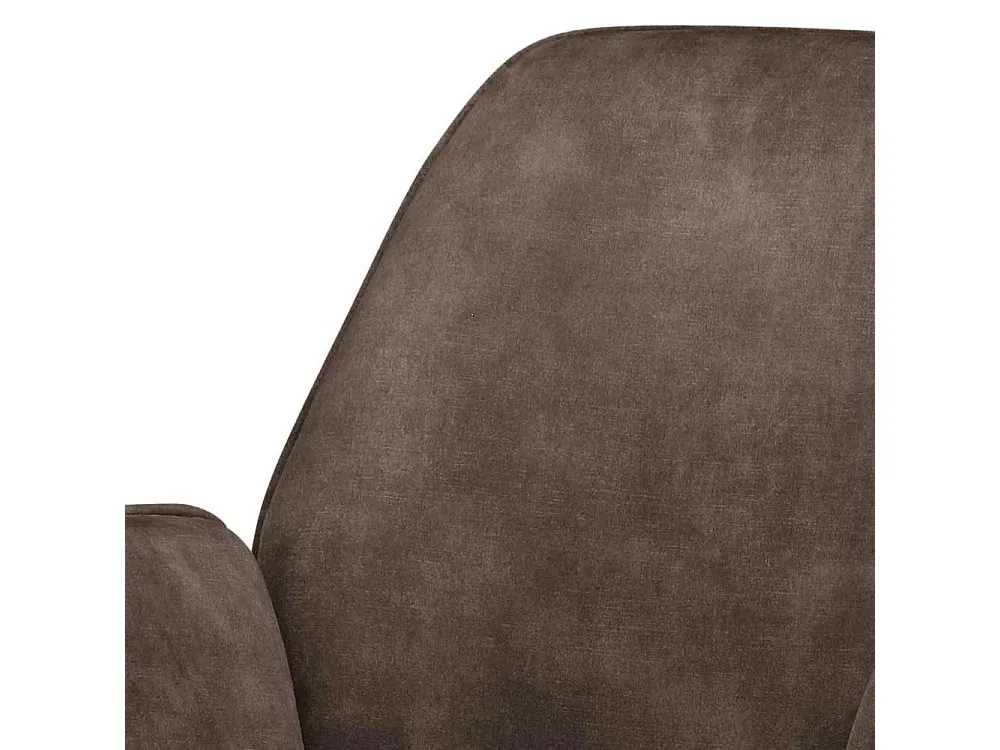 Verstellbarer Drehsessel in Anthrazit Velours