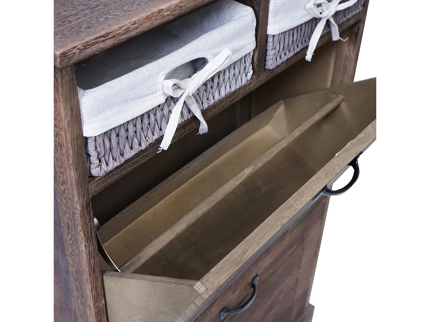 Moderner Schuhschrank aus Holz, Braun