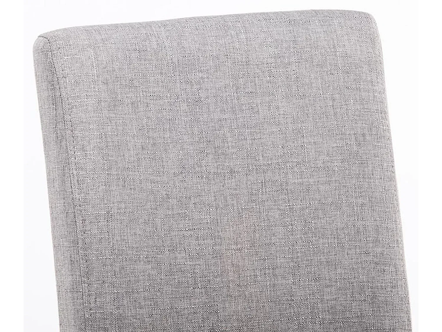 Moderne Esszimmerstühle in Hellgrau mit Stoffpolsterung