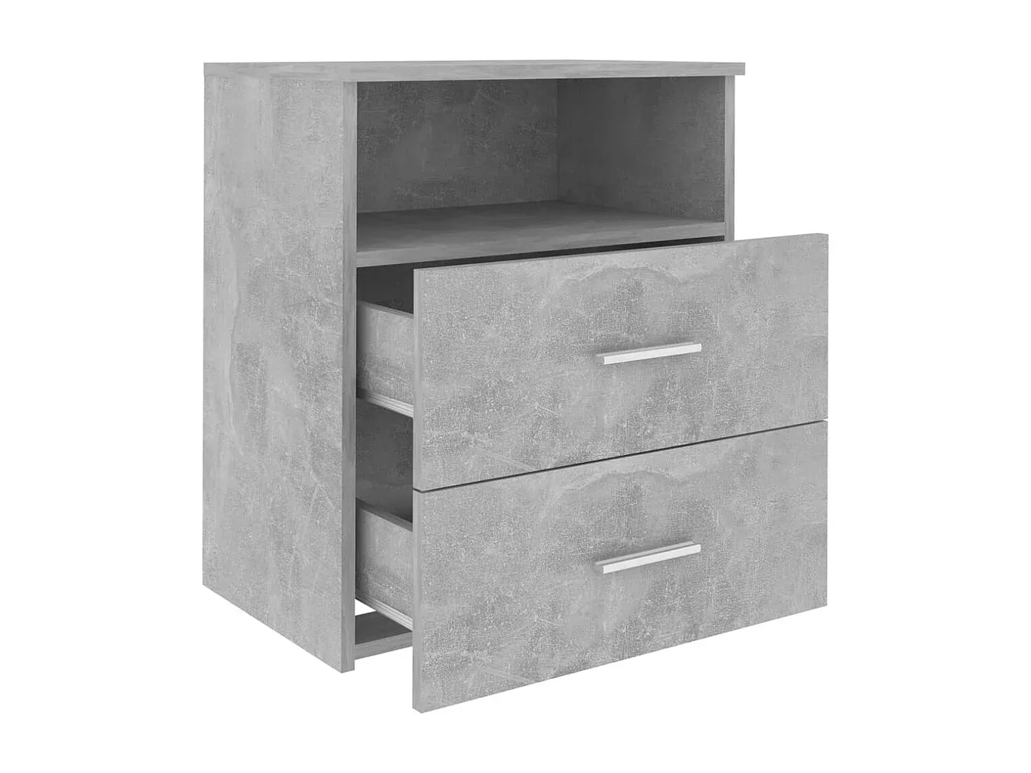 Moderner Nachttisch in Betonoptik 50x32x60 cm