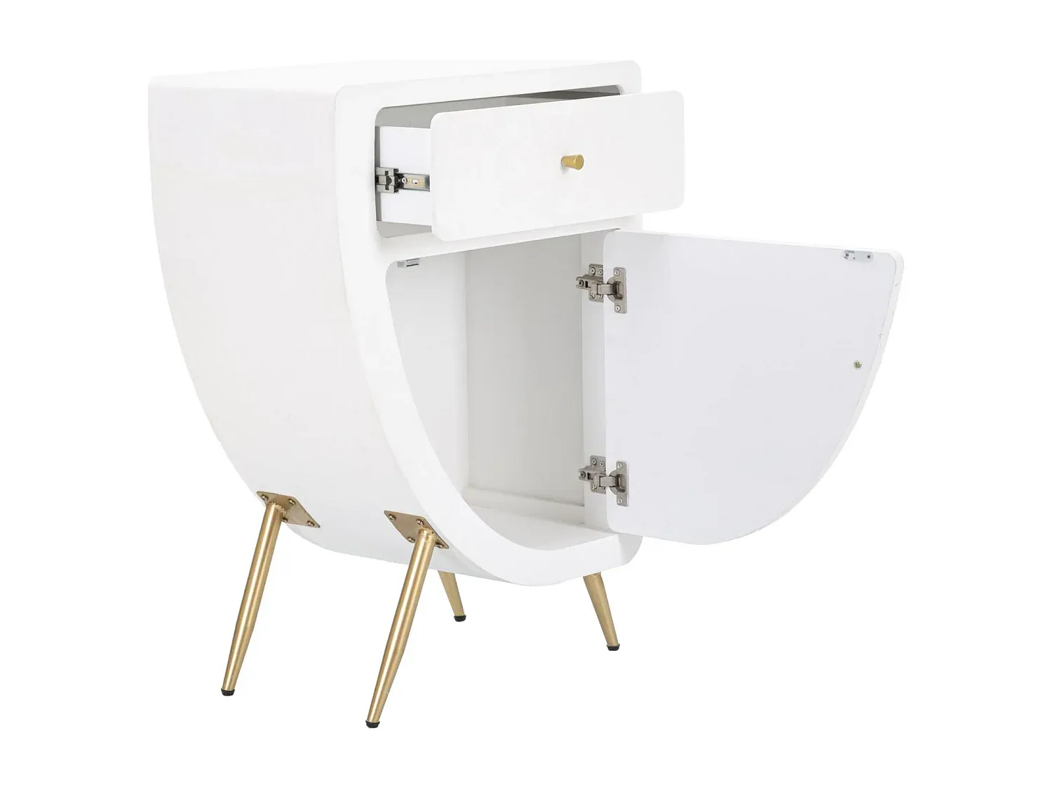 Moderner hoher Nachttisch mit Stauraum 60x32x79 cm