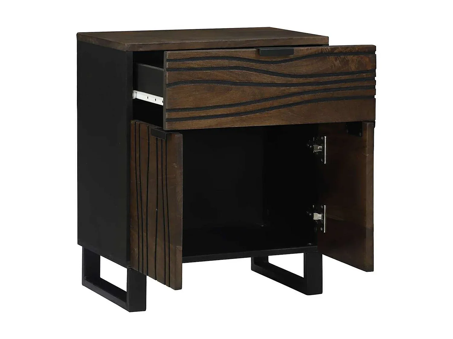 Moderner Beistelltisch aus Akazienholz