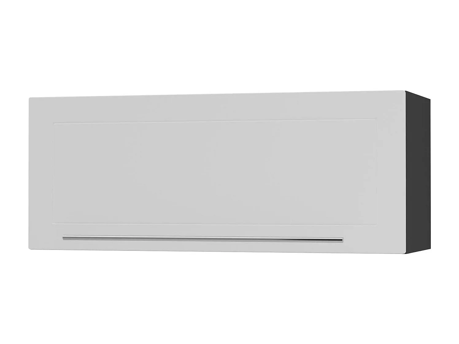 Moderner Wandschrank für Küche in Weiß Grau