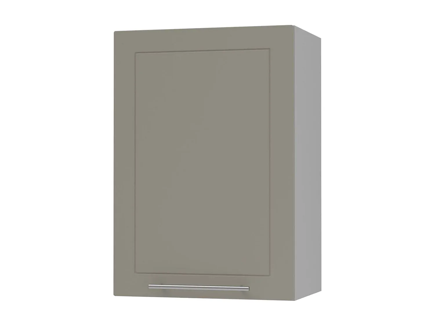 Moderne Klapphängeschrank Kombination, Matt Graphit und Weiß, 40x59x36cm