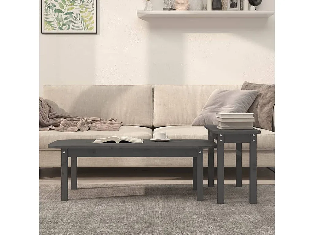 Runder Couchtisch aus Eichenfurnier, Ø70cm