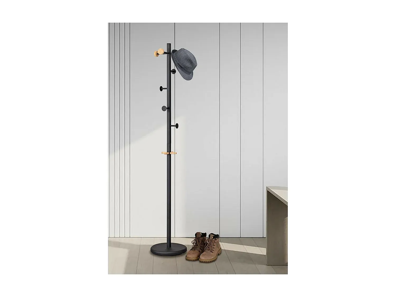 Moderner Schuhschrank mit 9 Fächern in Weiß