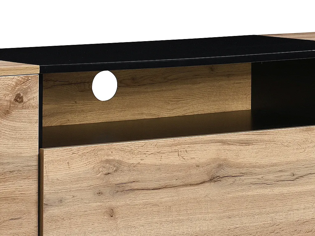 Fernsehschrank mit Stauraum und verstellbarem Regal