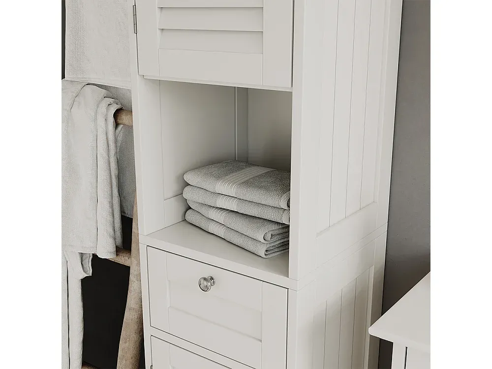 Grau und Wildeiche Badezimmer Wandschrank mit Glasbeschichtung