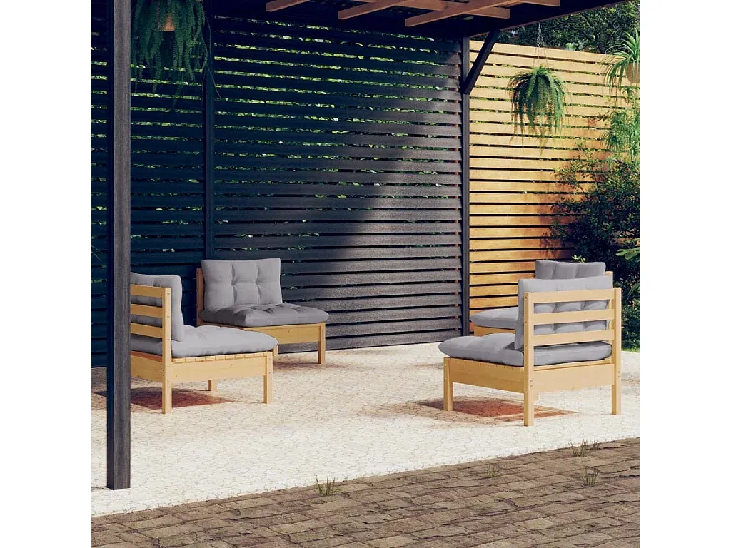 Gartenmöbel-Set aus Polyrattan für 10 Personen mit Tischen