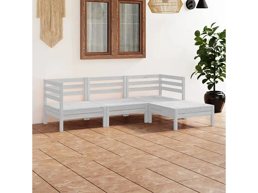 Komfortable Gartenlounge aus Polyrattan mit Kissen, 9-teilig, Beige