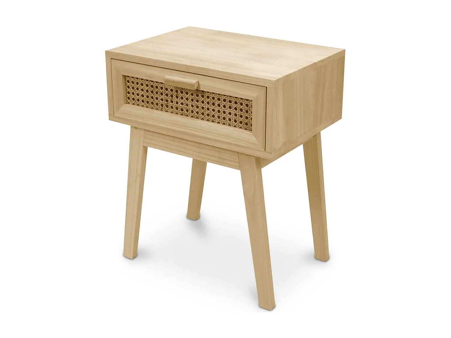 Zweier-Set Nachttische aus Holzwerkstoff in Eichenoptik