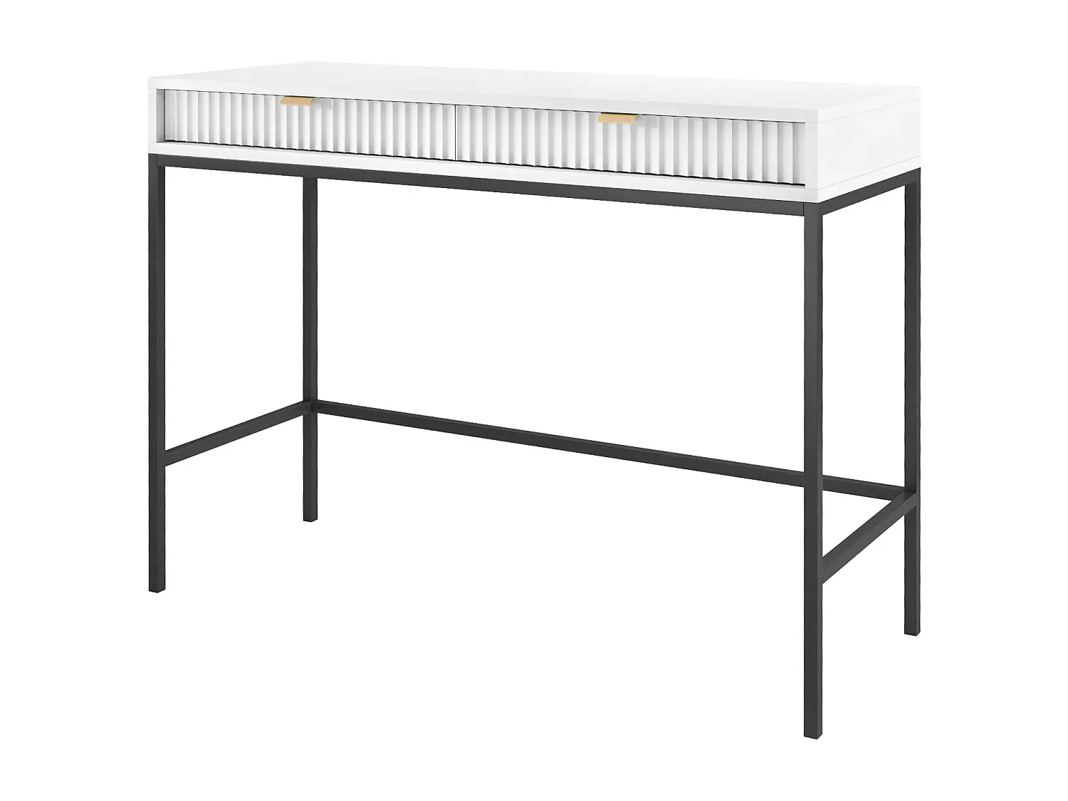 Moderner Schminktisch mit Hocker und Spiegel