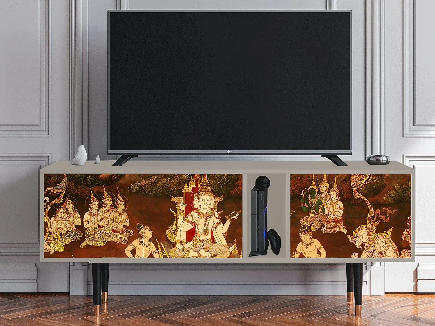 Moderne TV-Möbel mit Stauraum, 170 cm