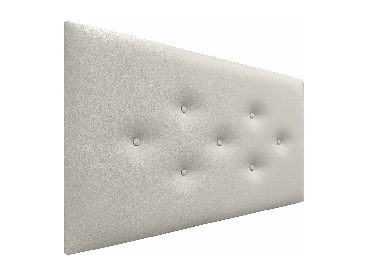 Kopfteil aus Naturleinen mit Paspelierung 160x50cm für Betten