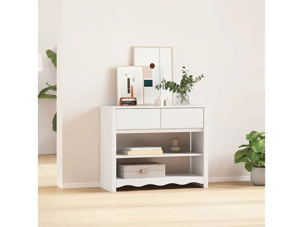 Moderner Konsolentisch mit Metallic-Finish