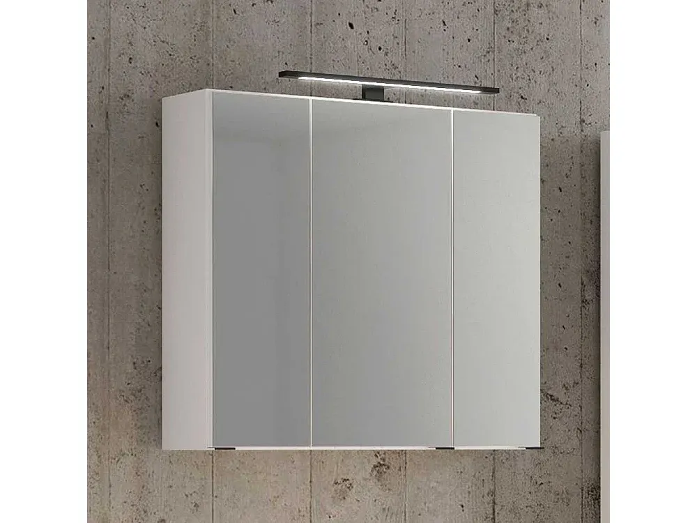 Moderner Unterschrank für Waschbecken mit goldenem Griff