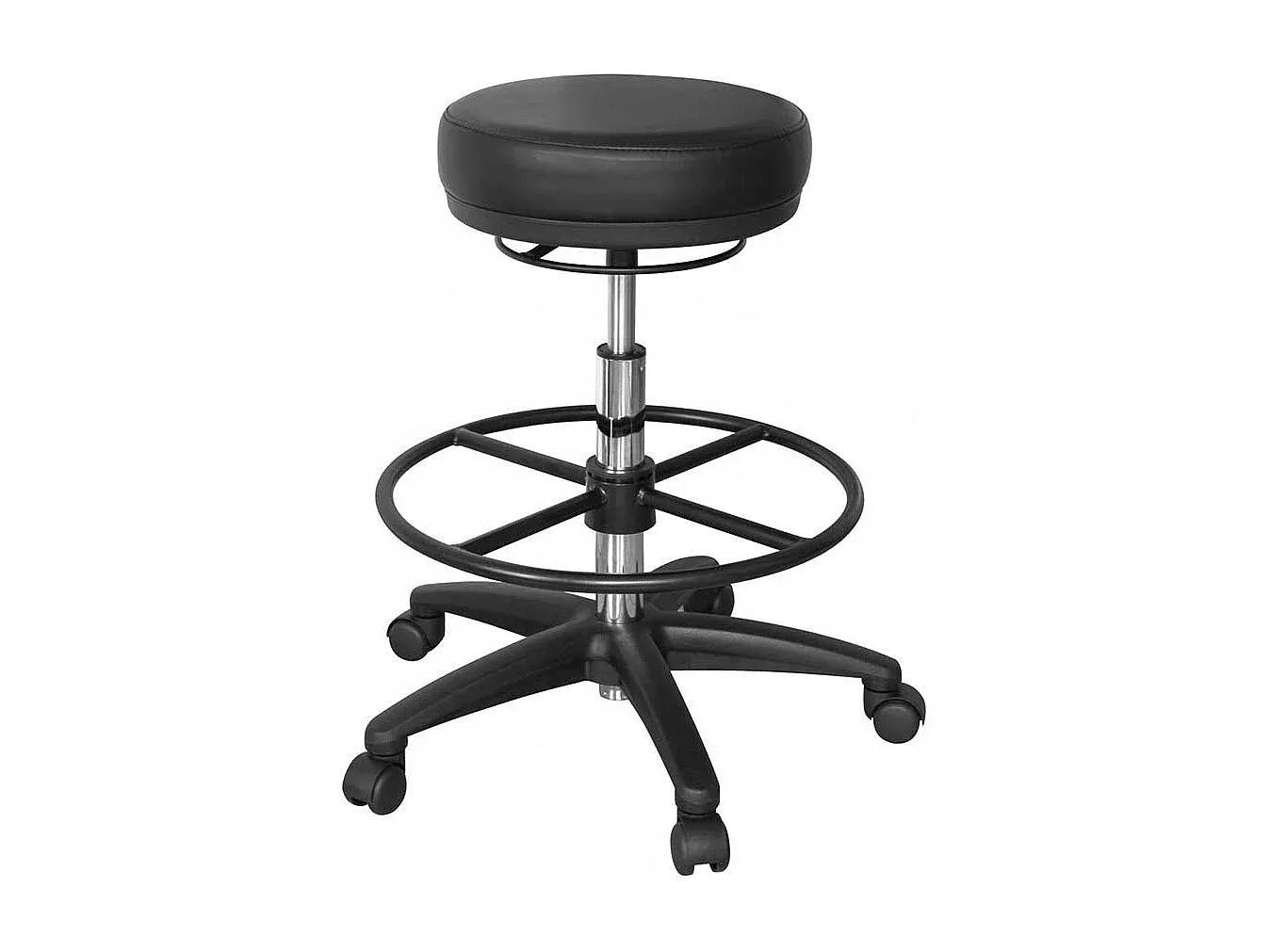 Ergonomischer Bürostuhl, Dunkelgrauer Stoff, XXL Größe