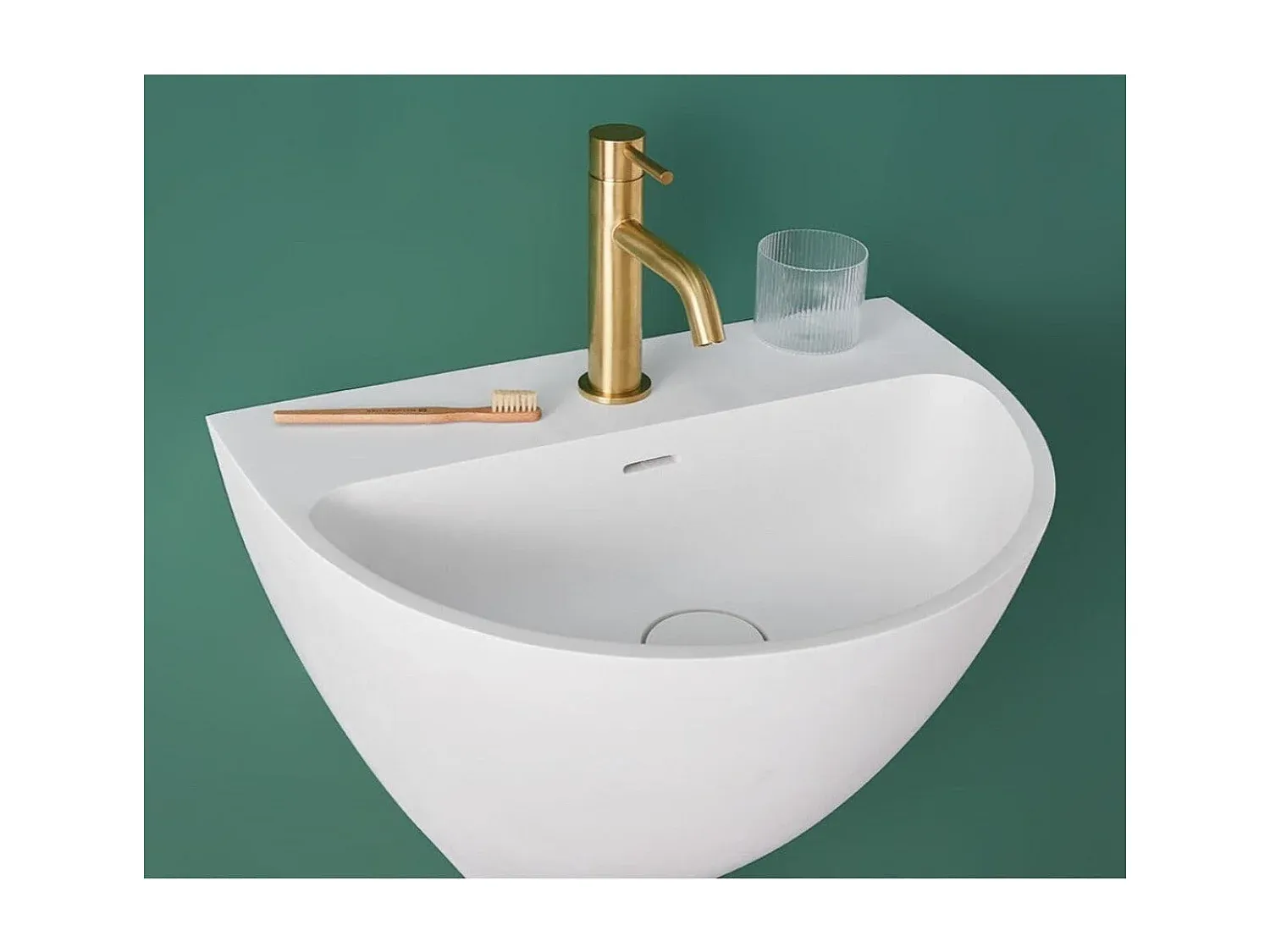 Badezimmerschrank zum Hängen aus Naturholz, Höhe 140 cm