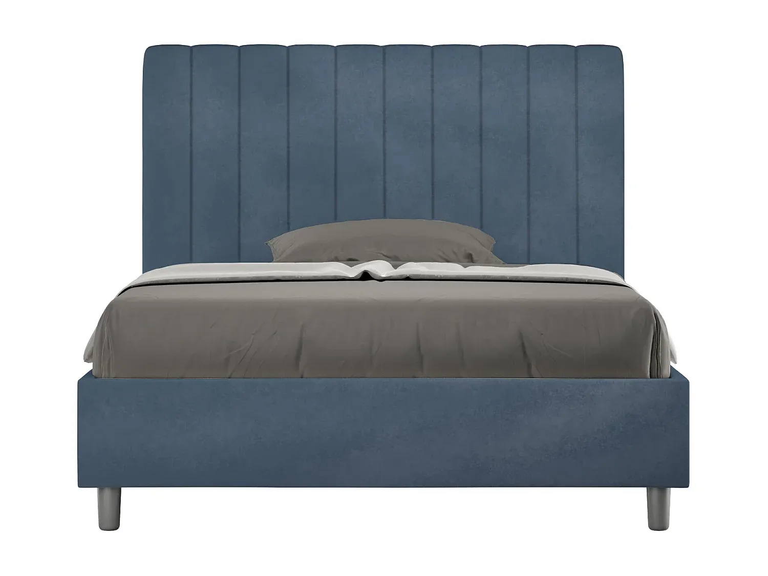 Modernes Holzbett in Braun 140x200 cm