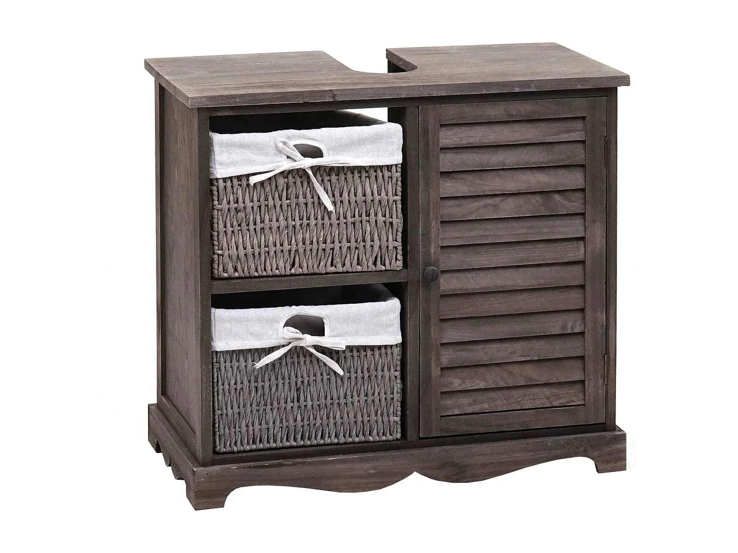 Moderner Büroschreibtisch mit Ablagefächern, 180x60x93 cm, Weiß