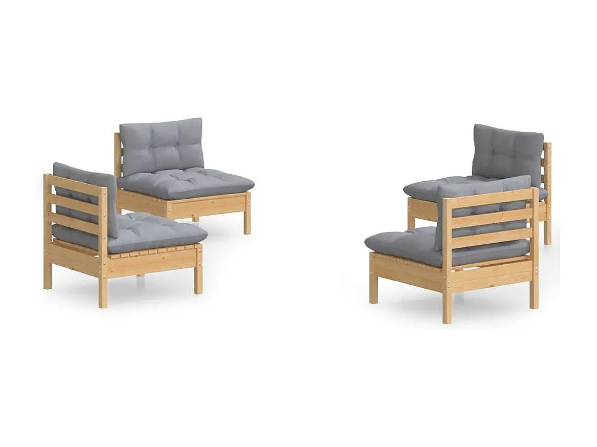 Gartenmöbel-Set aus Polyrattan für 10 Personen mit Tischen