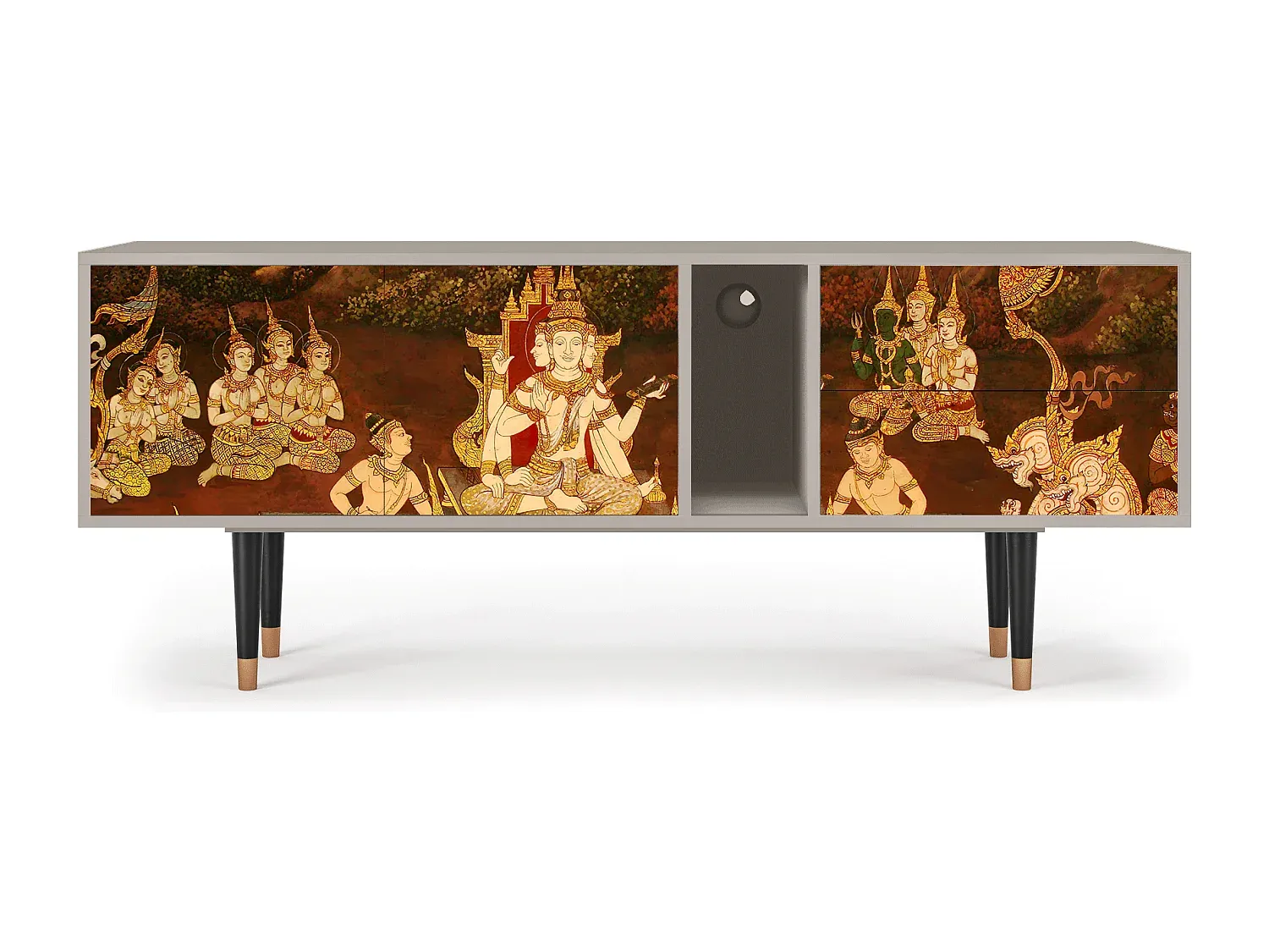 Moderne TV-Möbel mit Stauraum, 170 cm