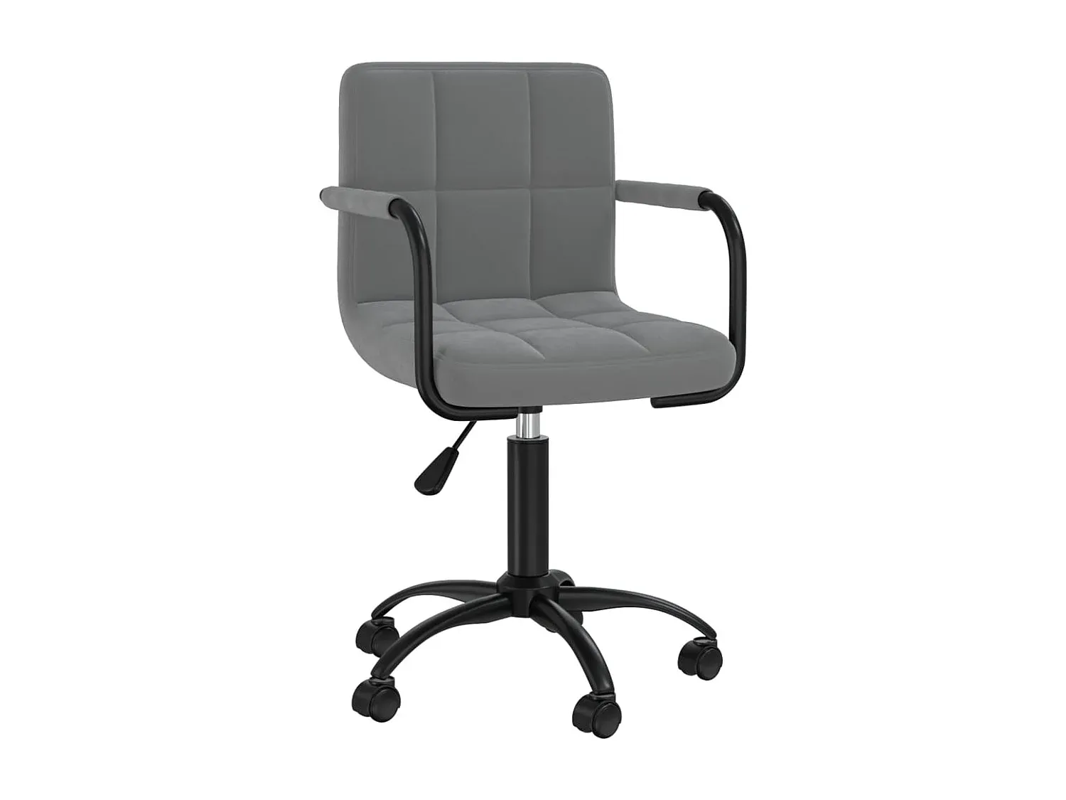 Verstellbarer Bürostuhl mit Kunstlederpolsterung