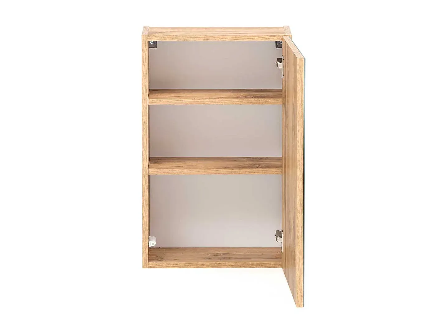 Moderner Spiegelschrank mit LED-Beleuchtung und drei Türen