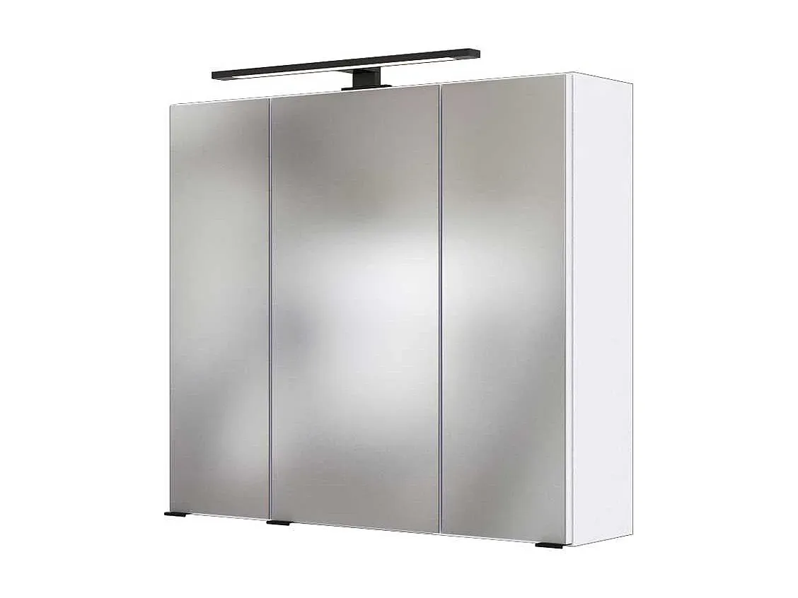 Moderner Unterschrank für Waschbecken mit goldenem Griff