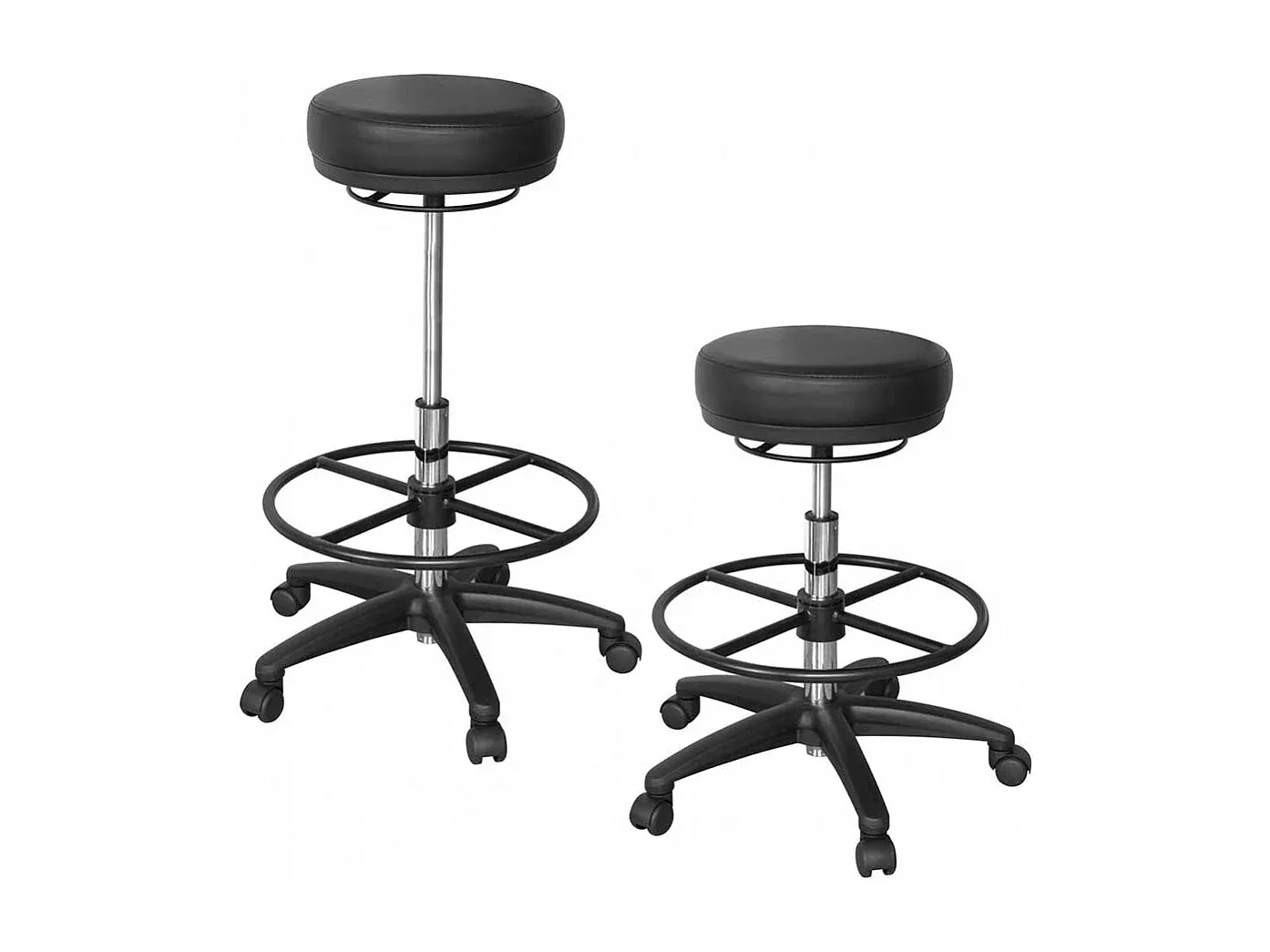 Ergonomischer Bürostuhl, Dunkelgrauer Stoff, XXL Größe