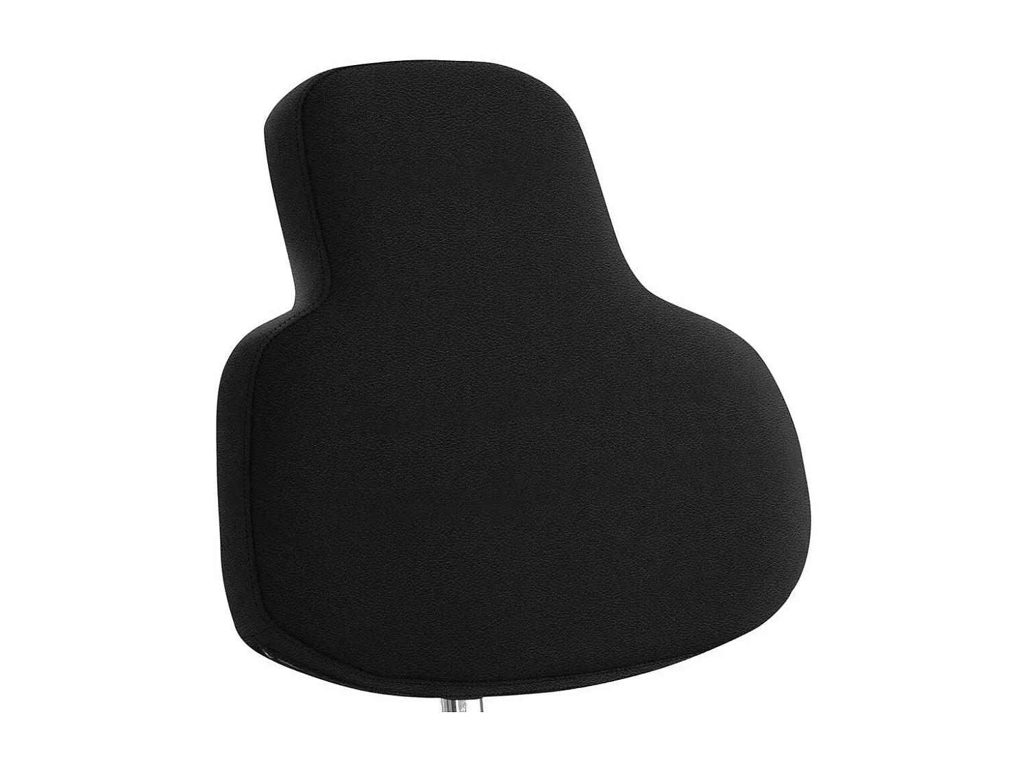 Ergonomischer Schreibtischstuhl in Samt, drehbar, hellgrau