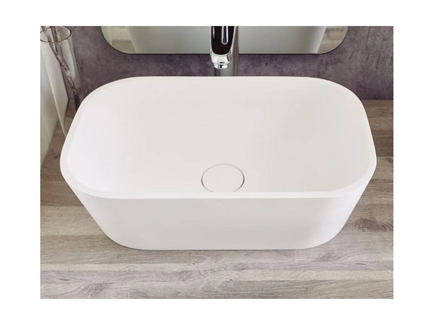 Modernes Wandwaschbecken 50 cm