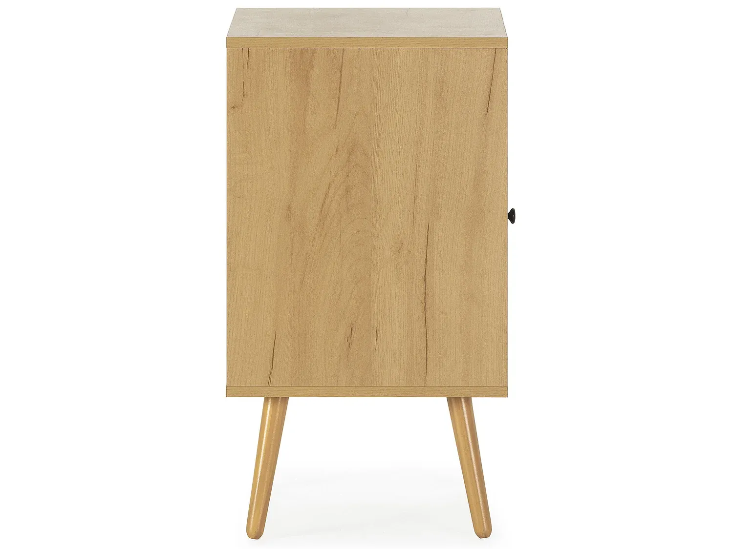 Moderner Nachttisch aus Akazienholz, 50 x 33 x 60 cm