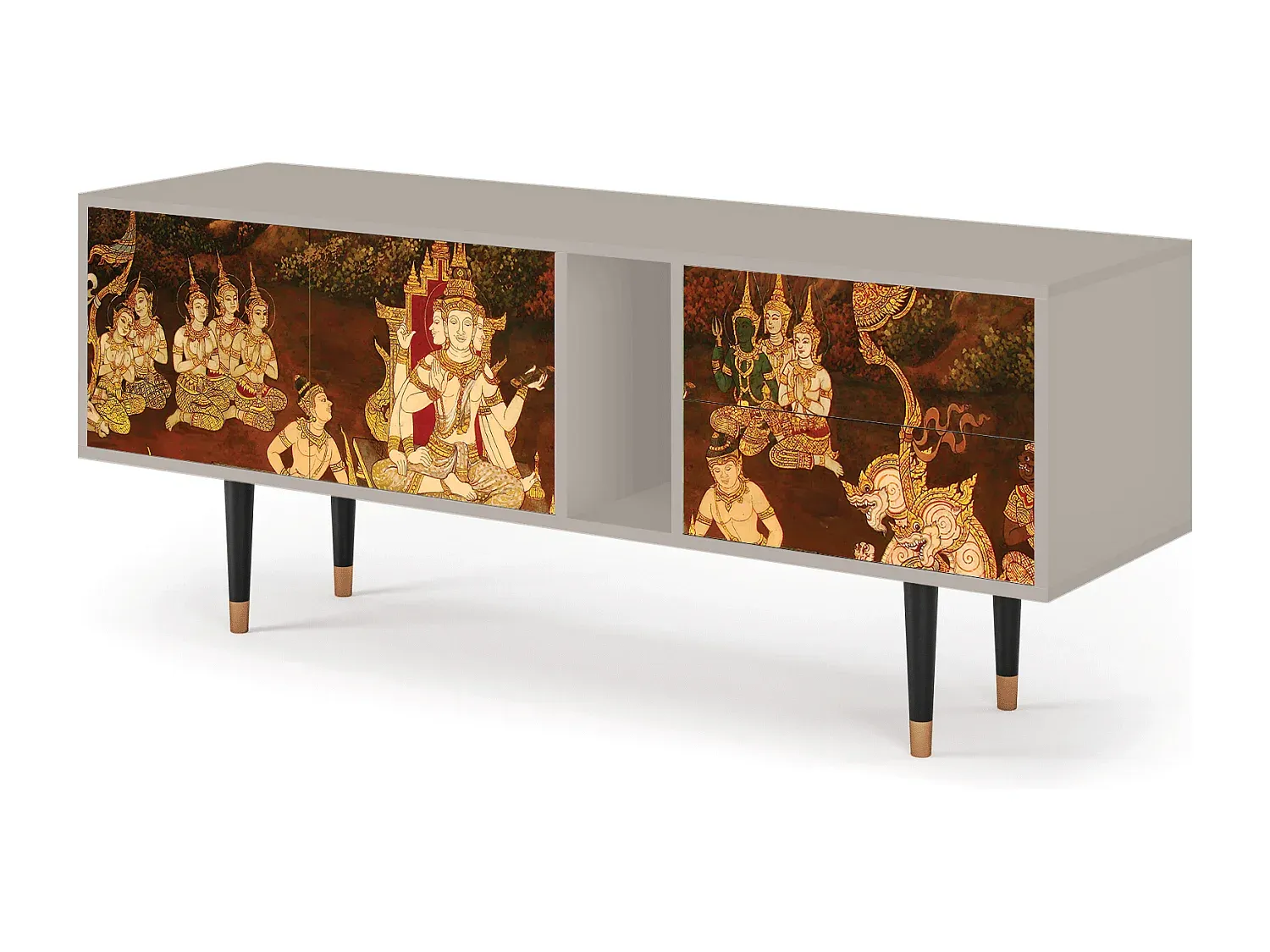 Moderne TV-Möbel mit Stauraum, 170 cm