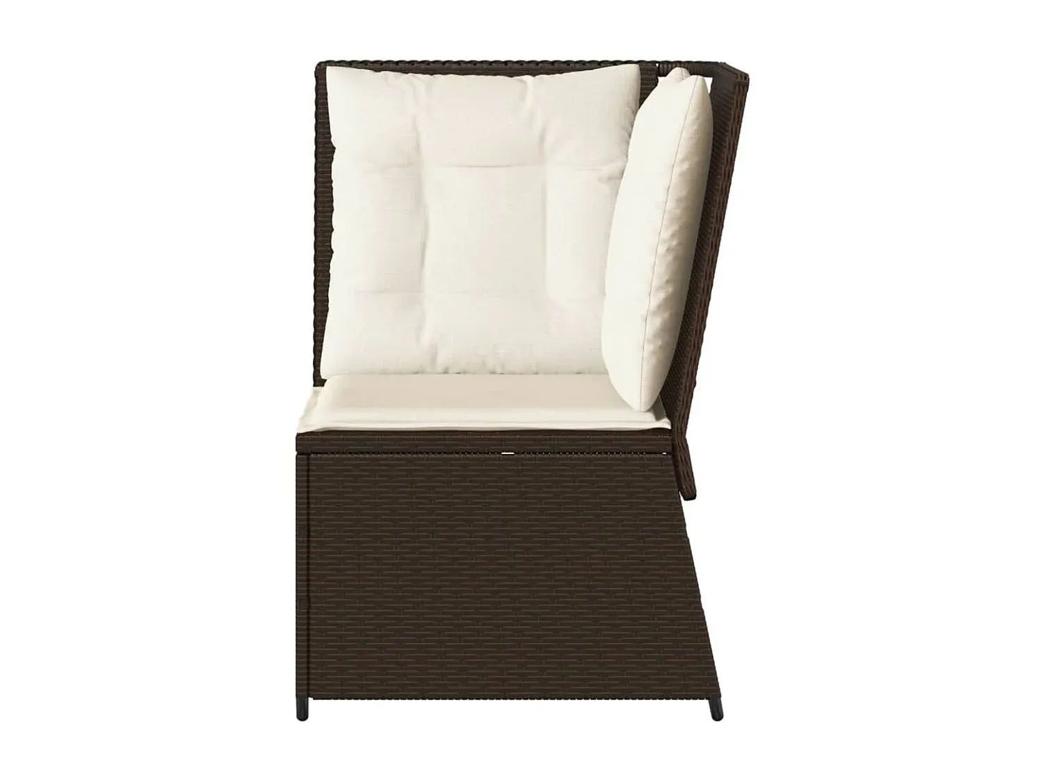 Garten-Essgruppe mit Kissen für 14 Personen, Beige Polyrattan