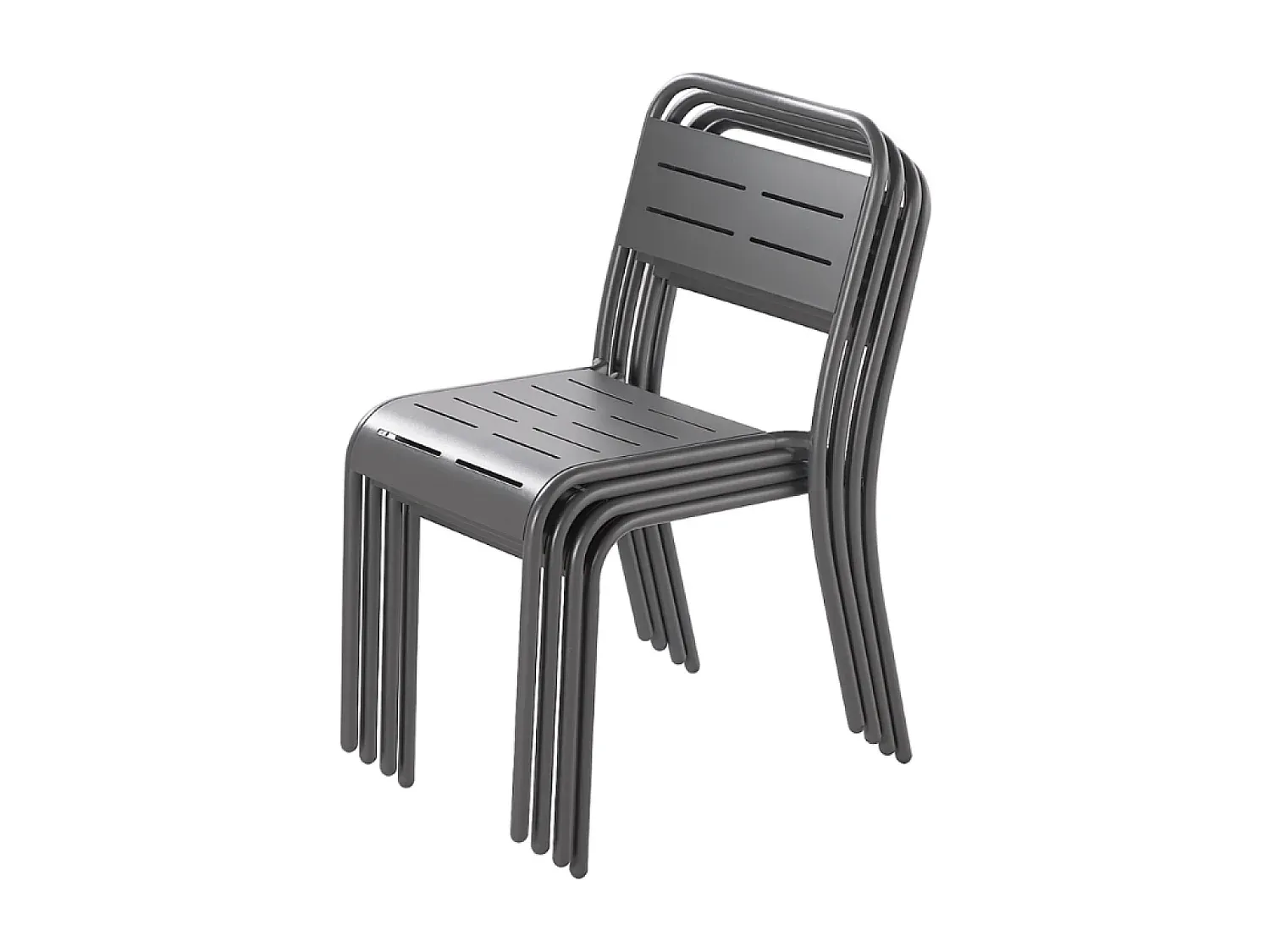 Klappbare Strandstühle im 2er-Set aus rotem Stoff