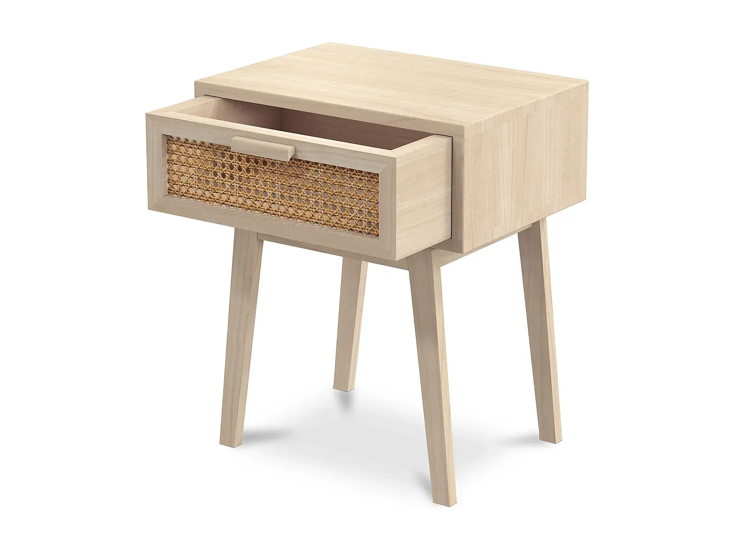 Zweier-Set Nachttische aus Holzwerkstoff in Eichenoptik